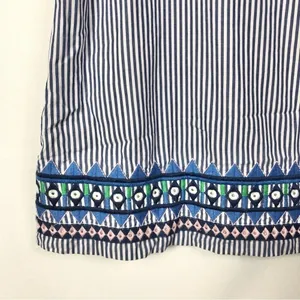 Vineyard Vines Geo Prep Embroidered Marlin‎ Blue Stripe Shift Mini Dress 10 thumbnail 4