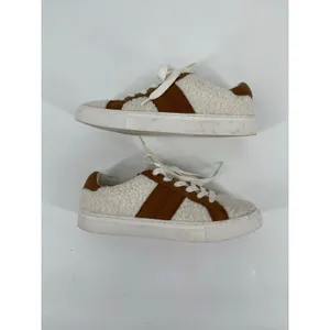 J. Crew Striped Sherpa Road Trip Sneakers Size 6.5 Preppy Classic‎ Academia thumbnail 6