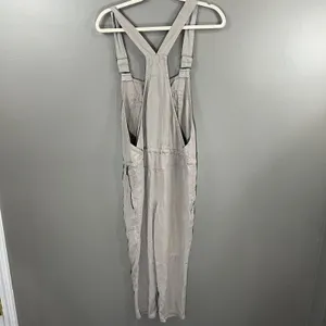 Wilfred Free Jumpsuit Women XS Tan Great Utility Drawstring Overalls Aritzia thumbnail 10