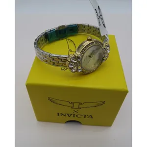 Invicta Wildflower Women Two Tone Crystal Floral Mother of Pearl Watch 45191 thumbnail 4