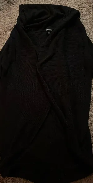 Long sleeve cardigan Black Size L thumbnail 1