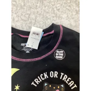 Sanrio Hello Kitty and Friends Halloween Glow in the Dark Sweatshirt XL Black‎ thumbnail 2