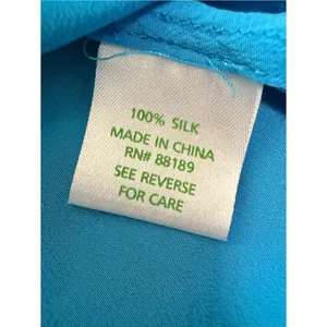 Lilly Pulitzer Dusk‎ Tank Blue 100% Silk Racerback Cami Top Size Small thumbnail 5
