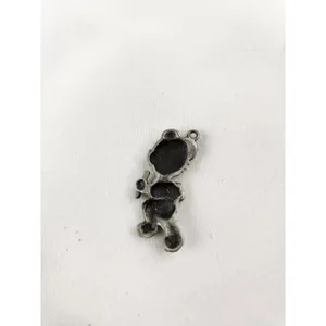 Vintage‎ Pewter Track Bear Pendant Charm Necklace Bracelet Running Runner Baton thumbnail 3