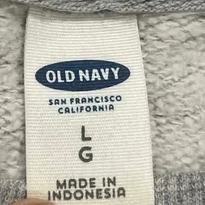 Old Navy Floral Crewneck Sweatshirt Size Large Botanical Boho Loungewear thumbnail 3