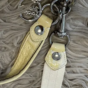Coach Poppy Ivory with Metallic Signature Cream Shoulder Bag thumbnail 3