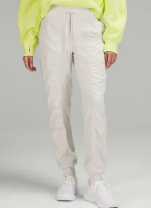 Lululemon Dance Studio Joggers Bone Off White Size 14 Like New thumbnail 1
