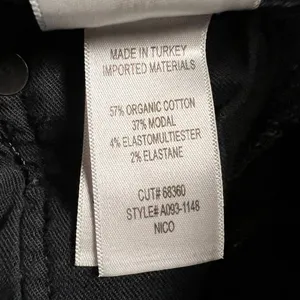 Agolde Nico High Rise Slim in Spirit Black Jeans High Rise 26” Inseam Size 26 thumbnail 7