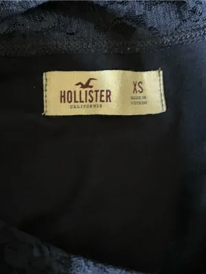 Hollister Black Lace Fit & Flare Dress Women's Sleeveless XS thumbnail 9