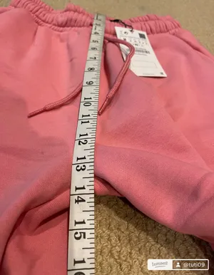 ZARA Long Sleeve Sweatsuit Set With Hoodie And Wide Leg Size S thumbnail 6