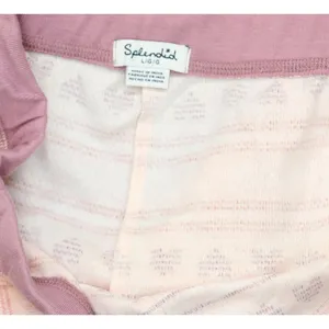 NEW Splendid Womens Knit Jogger Pajama Pants RLD0298 Pink Geometric L thumbnail 4