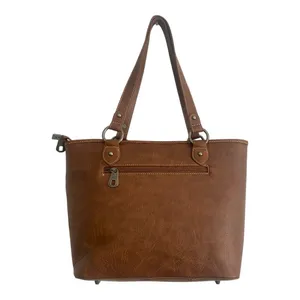 Tribal‎ Ethnic Western Style Shoulder Bag, Cognac Color, Simple & Beautiful thumbnail 3