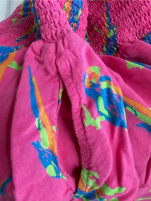 Aerie Hot Pink Parrot Shorts Size Small Beach Resort Vacation Summer thumbnail 2