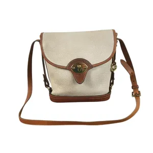 DOONEY & BOURKE VTG All Weather Leather Calvary Spectator Crossbody Bag Made USA thumbnail 2