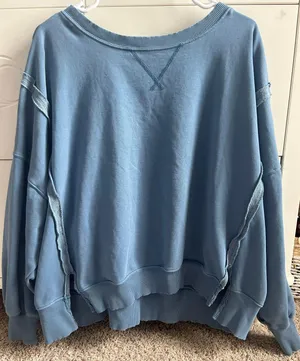 American Eagle Outfitters Blue Crewneck thumbnail 1
