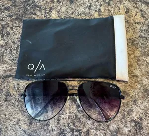 Quay x Desi High Key in Black & Smoke Gradient Sunglasses thumbnail 2
