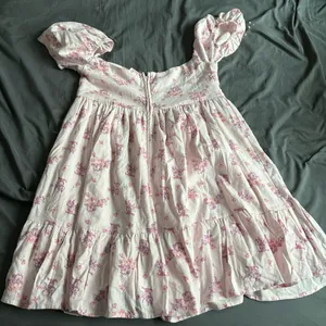 Altar’d State Pink Floral Babydoll Dress thumbnail 3