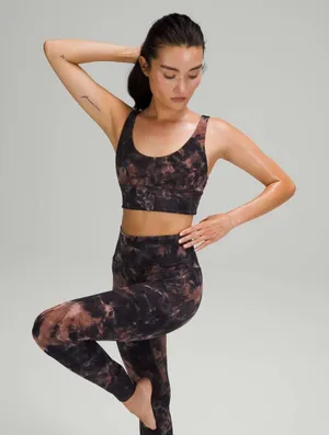 Lululemon Align Reversible Bra *Light Support, A/B Cups Diamond Dye‎ Graphite thumbnail 1