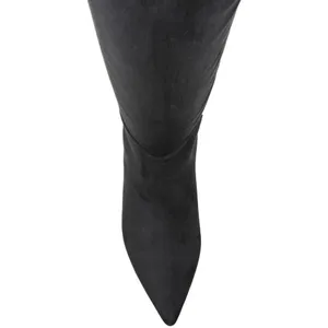 NWT On 34th Gabriellaa Over-the-Knee Boots 10019655400 Black Microsuede 5.5M thumbnail 2