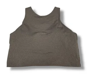 Athleta Womens Heathered Gray Conscious Crop Racerback Bra A‎ B C M Medium thumbnail 1