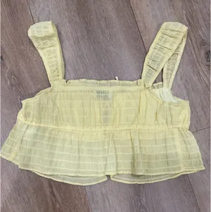 Beginning Boutique Yellow Crop Top thumbnail 2