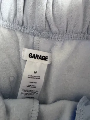 light blue garage wide leg pants thumbnail 3