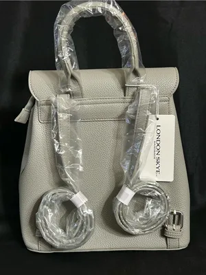 London Skye Women's Grey Top-Handle Backpack Travel Bag thumbnail 5