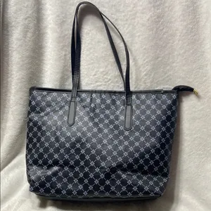Stylish Black and Gray Tote Bag thumbnail 2