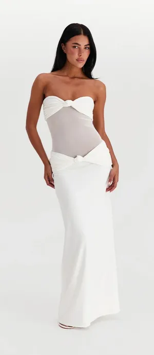 Amara maxi dress White Size M thumbnail 1