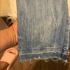 Seven7 Women's Distressed Light Blue Boyfriend‎ Jeans thumbnail 5
