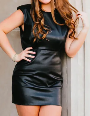 Leather Dress Size L thumbnail 1