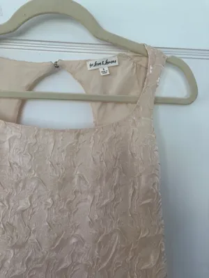 For Love & Lemons cream organza open back mini dress thumbnail 4