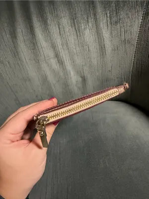 kate spade Rose Gold Glitter Cardholder Wallet thumbnail 4