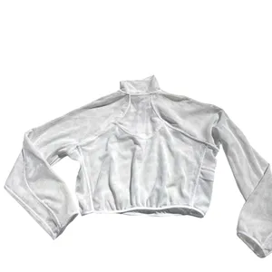Lululemon Reversible Mesh 1/2 Zip Jacket Red White, Gray Colorway 6 thumbnail 7