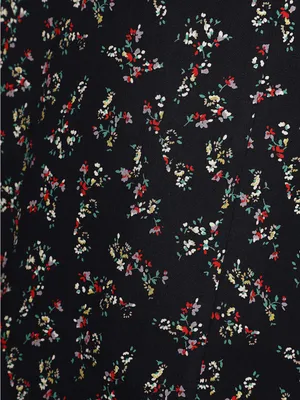 Lulus Bliss Me Navy Blue Floral Print Midi Skirt thumbnail 5