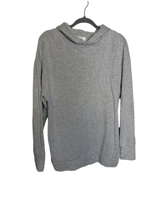 🌫️ Offline by Aerie Gray Fleece Hoodie Pullover Size XS 🌫️ thumbnail 2