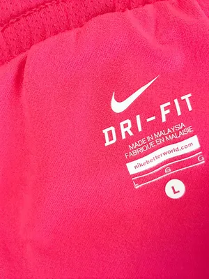 Nike Dri-Fit Printed Tempo Running Shorts - Large - Pink/White thumbnail 8