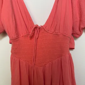 NEW Free People Women Perfect Day‎ Mini Dress Large Pink Corset Lace Party Event thumbnail 7