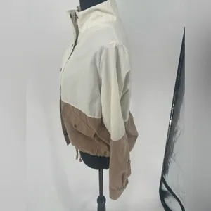 Blue pepper, women's tan and cream jacket, size‎ small thumbnail 7