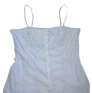 NWT J.Crew Button-down Cotton Poplin Maxi in White Royal Blue Stripe Dress 12 thumbnail 3