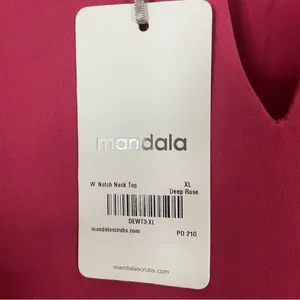 NWT Mandala Notch Neck Scrub Top | Size: XL thumbnail 4
