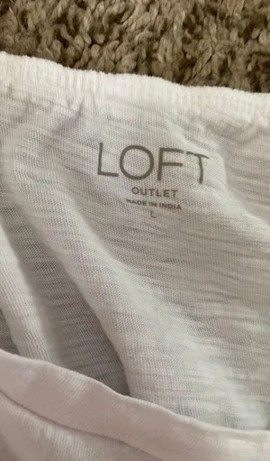 Loft The  white tee shirt thumbnail 2