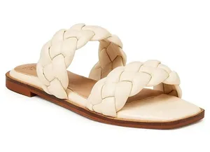 Time and Tru Braided Two Band Memory Foam Sandals thumbnail 1