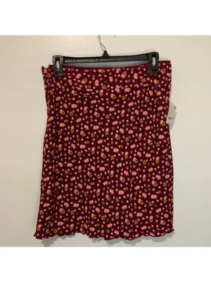 FREE PEOPLE IRL Floral Midi Skirt NWT, Size 10 thumbnail 4