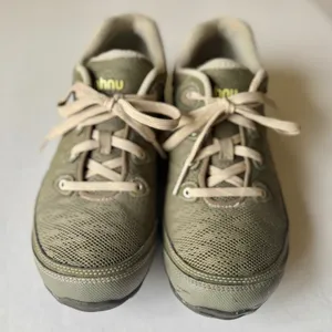 Ahnu Numentum Women Olive Green Mesh Suede Hiking Shoes Vibram Sole 1019233 Sz 8 thumbnail 12