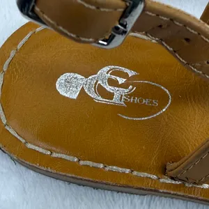 GC Shoes Andrea Beaded T-Strap Slingback Sandals Tan Gold Womens Size 7 Flat‎ thumbnail 3