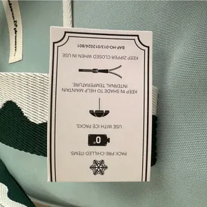 Business & Pleasure Co Cooler Tote Green Canvas Beach Bag NWT thumbnail 6