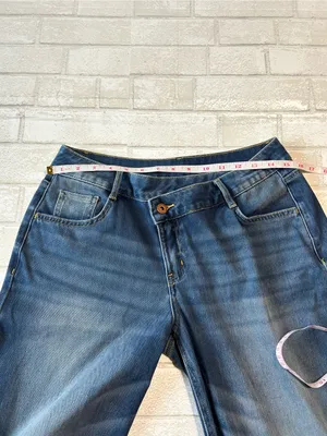 Halara Flex Wide Leg Blue Denim Jeans thumbnail 4