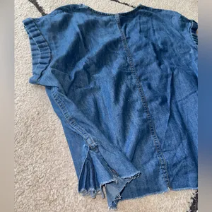 Denim Blue Women's Top Size L thumbnail 5