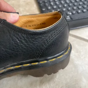 Dr Martens Made in England 5/usa7 Black Pebbled Leather Oxford Lug Sole Shoes thumbnail 8
